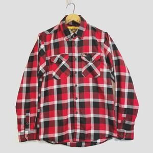 DIXXON Red and Black Checkered Men's Shirt